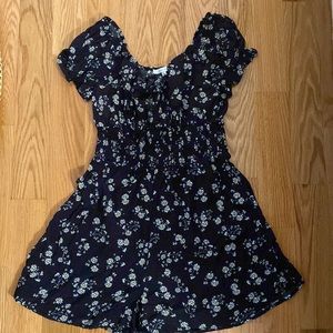 Love Tree Black Floral Romper